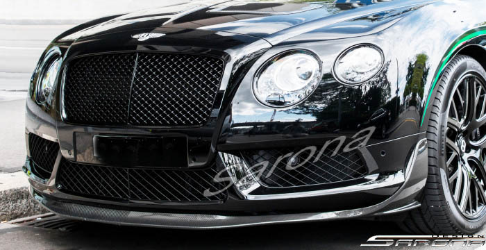 Custom Bentley GTC  Convertible Front Add-on Lip (2014 - 2017) - $1950.00 (Part #BT-041-FA)